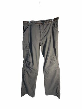 REI Womens Convertible Green Outdoor Cargo Pants UPF 30 Sz 18